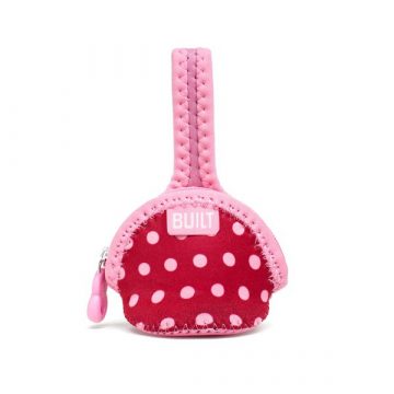 BUILT Paci Finder egyetlen cumitartó (Baby Pink Mini Dots)