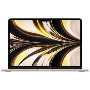   Apple MacBook Air 13 hüvelykes, M2 chip 8 magos CPU-val és 10 magos GPU-val, 512 GB, 8 GB RAM - Starlight