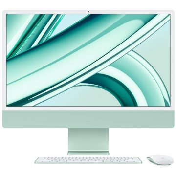   Apple iMac 24'' Retina 4,5K kijelzővel: M3 chip 8 magos CPU-val és 10 magos GPU-val, 256 GB SSD - zöld