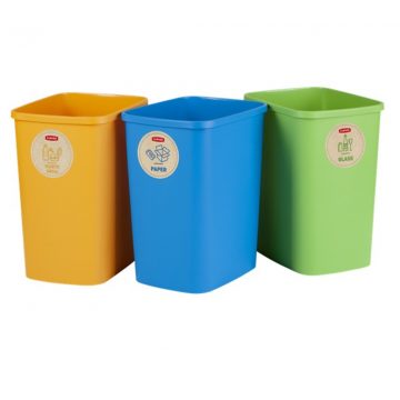 3x25L-es Curver Eco Friendly válogató kosár készlet