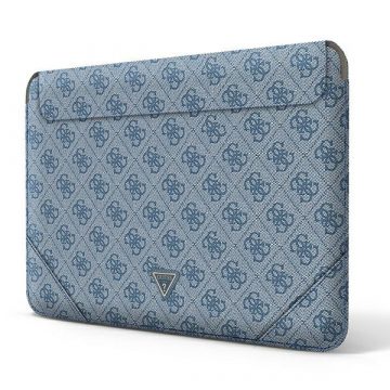   Guess 4G Uptown Triangle logós tok – notebook tok, 13" / 14" (kék)