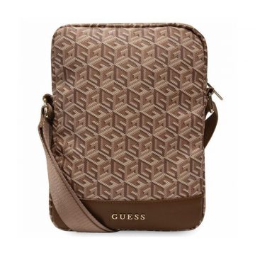   Guess GCube Stripe tablettáska – 10"-es táblagéptasak (barna)