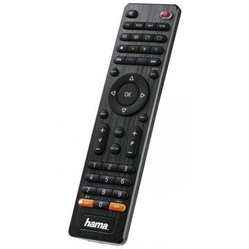   HAMA univerzális távirányító 4 az 1-ben/ több mint 1000 márkához/ SMART TV/ fekete