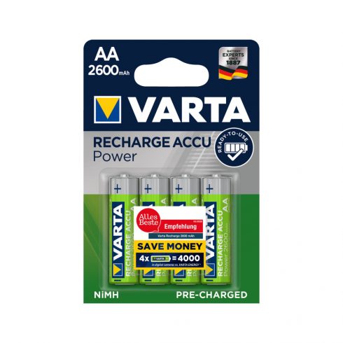 VARTA AA 2600mAh akkumulátor 4db/bl.