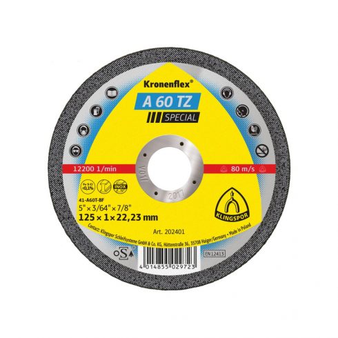 Vágókorong - négyzet méretű A60tz spec.115*1.0*22 db 1(45463a)