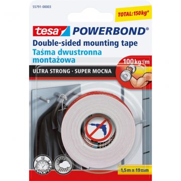   H5579203 Kétoldalas rögzítőszalag Tesa Powerbond Super Strong 55792