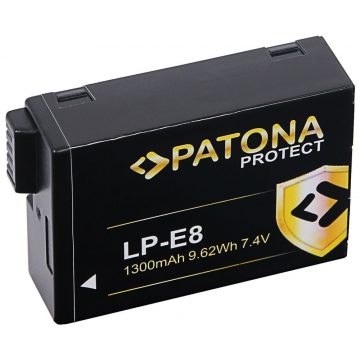   PATONA akkumulátor fotókhoz Canon LP-E8/LP-E8+ 1300mAh Li-Ion Protect