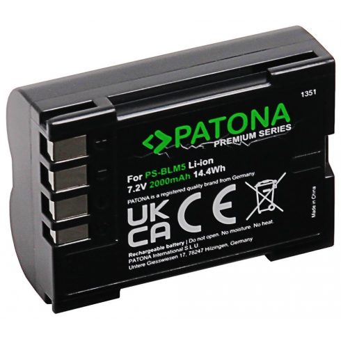 PATONA akkumulátor fotóhoz Olympus BLM1/BLM5 2000mAh Li-Ion 7.2V Premium