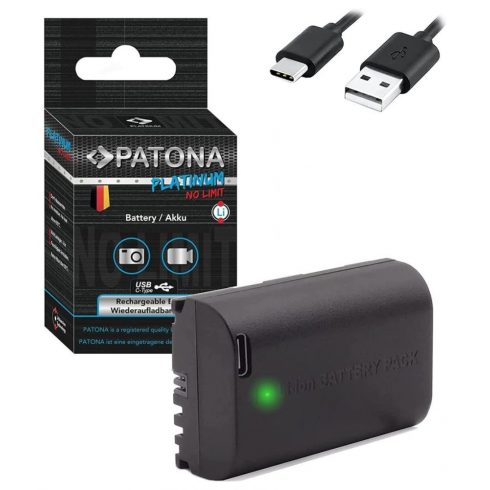 PATONA akkumulátor fotókhoz Canon LP-E6NH 2400mAh Li-Ion Platinum USB-C töltés