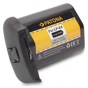   PATONA akkumulátor fotókhoz Canon LP-E4 2600mAh 11.1V Li-Ion