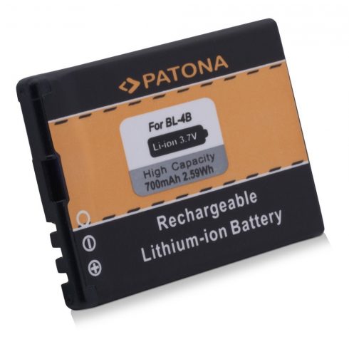 PATONA akkumulátor mobiltelefonhoz Nokia BL-4B 700mAh 3.7V Li-Ion