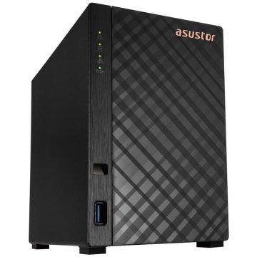   Asustor NAS AS1102TL 2x 3,5" SATA/ Realtek RTD1619B, négymagos 1,7 GHz, 1 GB, 1 GbE x1, USB 2.0 x1, USB 3.2 Gen1 x1