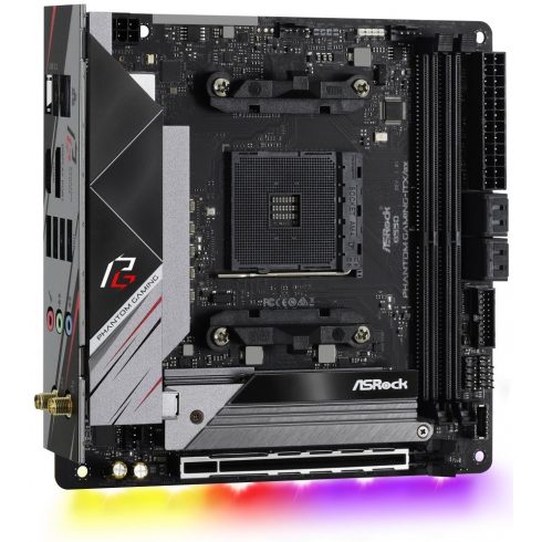 ASRock B550 Phantom Gaming-ITX/ax / AMD B550 / AM4 / 2x DDR4 DIMM / HDMI / DP / 2x M.2 / USB-C / WiFi / Mini-ITX