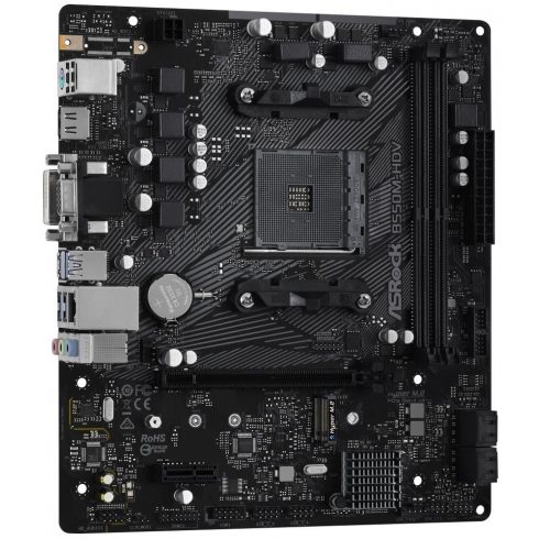 ASRock B550M-HDV / AMD B550 / AM4 / 2x DDR4 DIMM / VGA / DVI-D / HDMI / M.2 / mATX