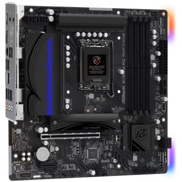   ASRock B760M PG RIPTIDE / Intel B760 / LGA1700 / 4x DDR5 / 2x M.2 / HDMI / DP / USB-C / mATX