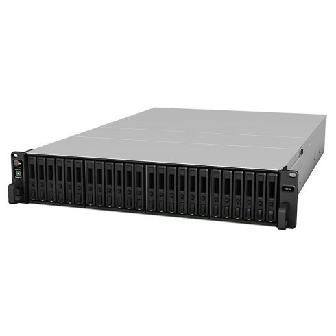 Synology FS6400 Flash Station 2U, 24x SAS, 32 GB RAM, 2x 10 Gb LAN, 2x 1 Gb LAN, redundáns forrás, 2x PCIe