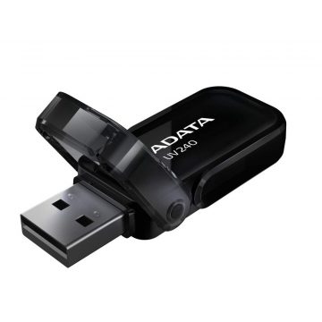 ADATA Flash lemez UV240 64GB / USB 2.0 / fekete