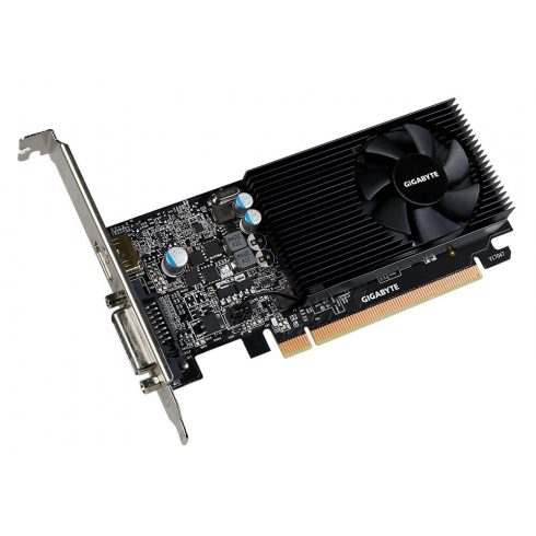 GIGABYTE GeForce GT 1030 2 GB / PCI-E / 2 GB GDDR5 / 1x DVI-D / 1x HDMI / aktív