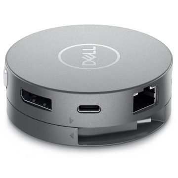   DELL mobiladapter DA310/ USB-C/ HDMI-hez/ DisplayPort/ VGA/ Ethernet RJ-45/ 2x USB 3.0/ portreplikátor