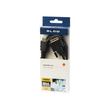 92-023# DVI-HDMI csatlakozó 3m bliszter