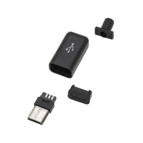 2198# Micro USB típusú B csatlakozó kábelre szerelve