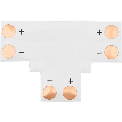 4868# Csatlakozó "T" típusú LED szalagokhoz 10mm 2pin