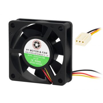 85-624# Ventilátor 60x20mm 12V gömb alakú 3 vezetékes