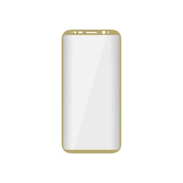   75-272# 3D edzett üveg Samsung S8 Plus Gold íves arany keret