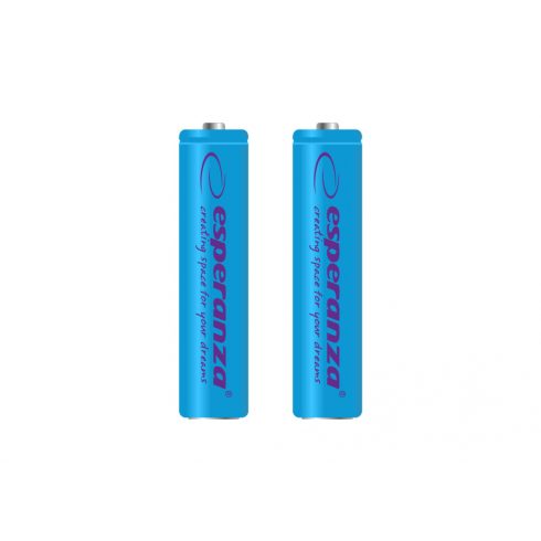 EZA101B Esperanza újratölthető akkumulátorok Ni-MH AAA 1000mah 2 db. kék