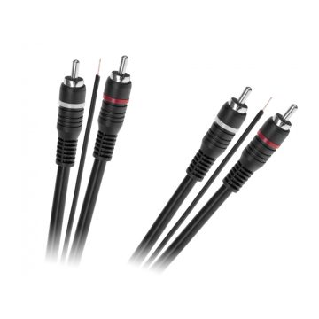 2 x RCA - 2 x RCA kábel vezérlővezetékkel