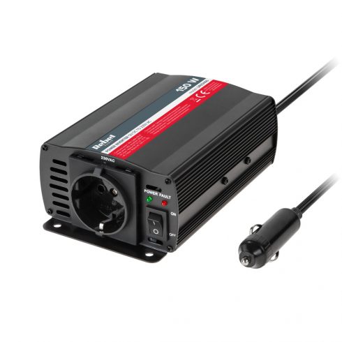 REBEL 12V/230V 150W átalakító (F típusú aljzat: német)