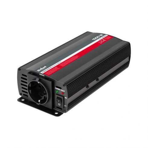 REBEL 12V/230V 500W átalakító (F típusú aljzat: német)