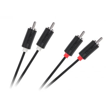 Kábel 2RCA-2RCA 3m Cabletech szabvány