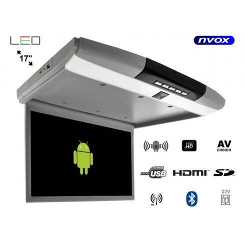 17 hüvelykes LED álmennyezeti monitor Android USB FM BT WiFi 12v/24v