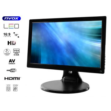   IPS LED érintőképernyő 15,6 hüvelykes full hd vga hdmi usb av 12v 230v