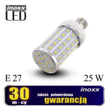 E27 LED kukorica izzó 25w fém 6000k hideg