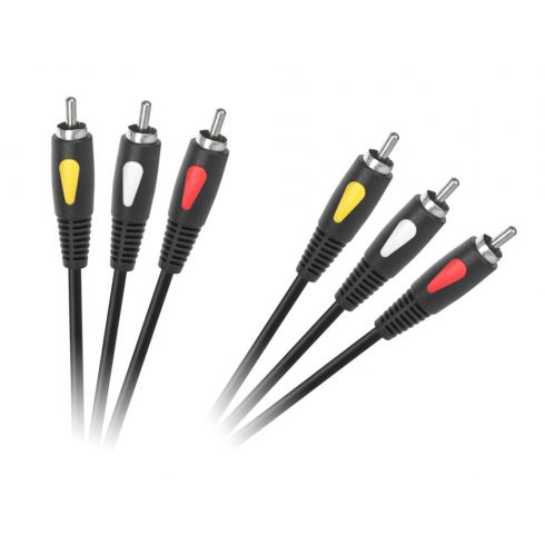 3RCA-3RCA 3,0 m-es Cabletech Eco-Line kábel