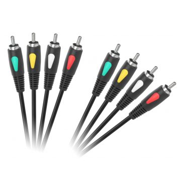 4RCA-4RCA 1,0 m-es Cabletech Eco-Line kábel