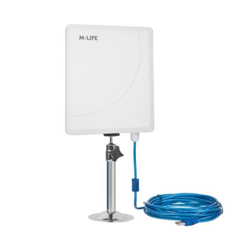 Aktív 5 GHz-es M-Life WiFi USB antenna