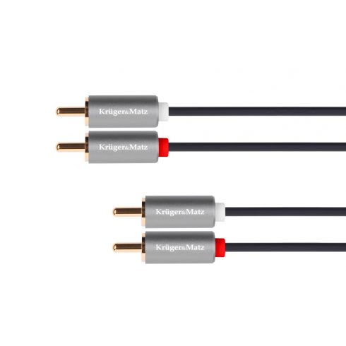 2RCA-2RCA kábel 1,8 m Kruger & Matz Basic