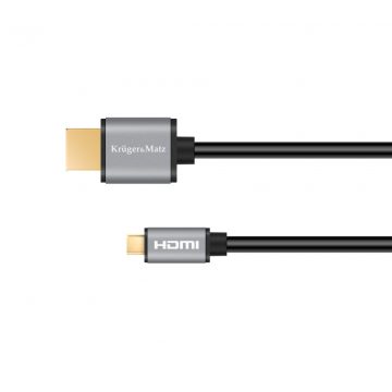 HDMI - micro HDMI kábel 1,8 m Kruger & Matz Basic