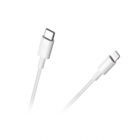 USB Type C - Lightning REBEL kábel 100 cm fehér