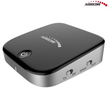   Bluetooth adapter 2 az 1-ben adóvevő Audiocore AC830 - Apt-X Spdif - CSR BC8670 lapkakészlet