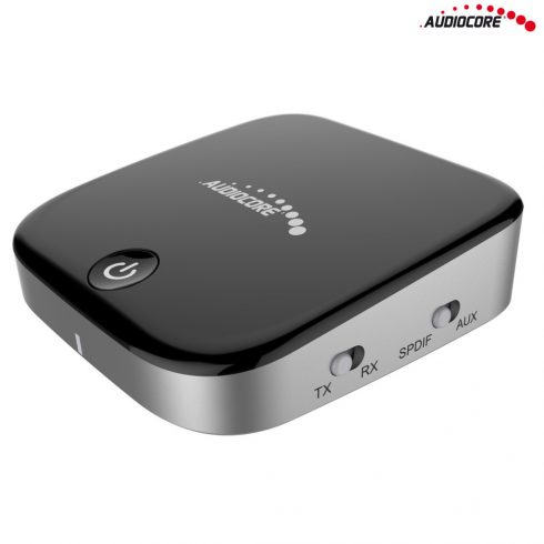 Bluetooth adapter 2 az 1-ben adóvevő Audiocore AC830 - Apt-X Spdif - CSR BC8670 lapkakészlet