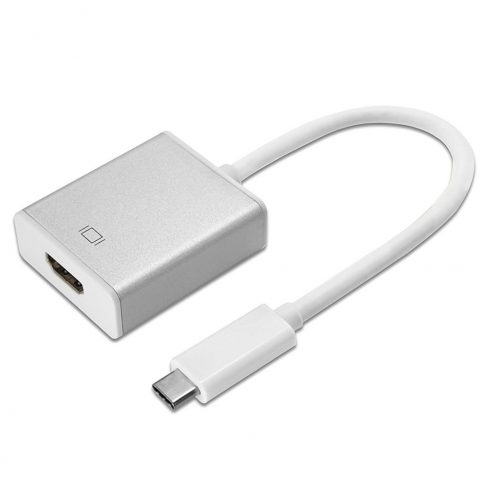 Maclean USB Type-C adapter, HDMI 1080p 4k@30Hz HDCP 2.2, fém ház MCTV-841