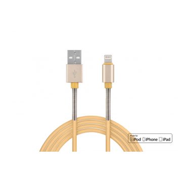   USB kábel Lightning iPhone iPad fulllink 1 m 2.4a amio-01432-hez