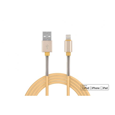 USB kábel Lightning iPhone iPad fulllink 1 m 2.4a amio-01432-hez