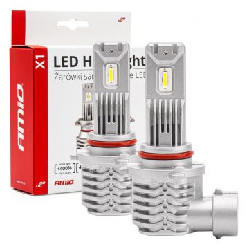 Autó LED izzók x1 sorozat amio hb4 9006 amio-02969