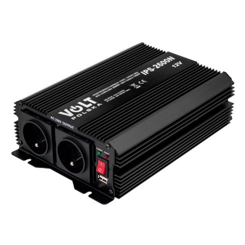 Feszültség átalakító 1300w/2600w 12v/230v