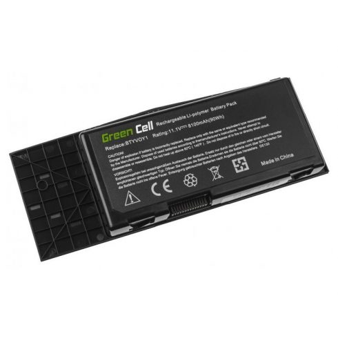 Green Cell DE130/ DELL/ 11.1V/ 8100 mAh/ Li-Pol/ Alienware M17x R3, M17x R4/ nem eredeti